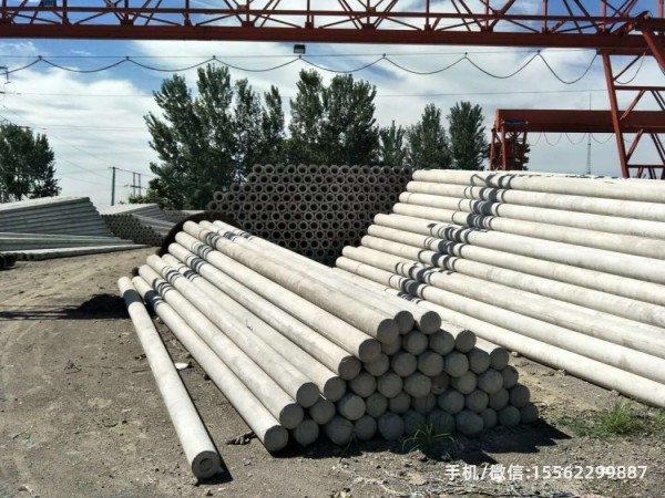 铁山190*10米非预应力水泥电线杆